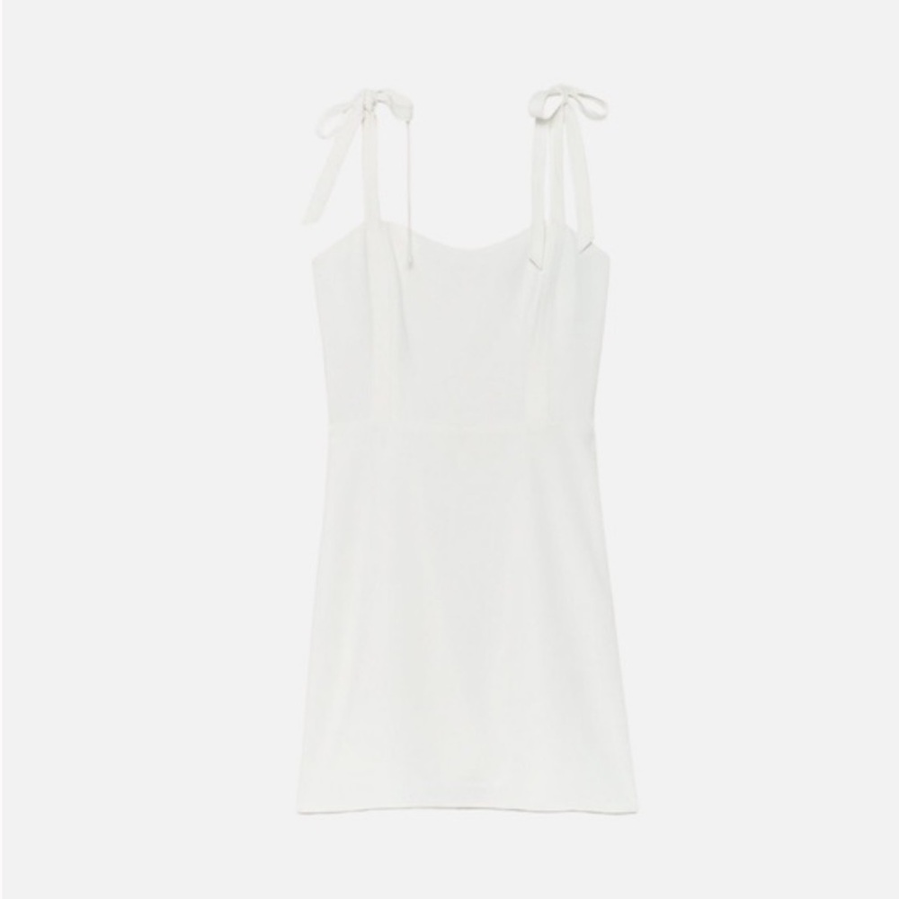 Aritzia Sunday Best Weller Dress Shoulder-tie mini dress